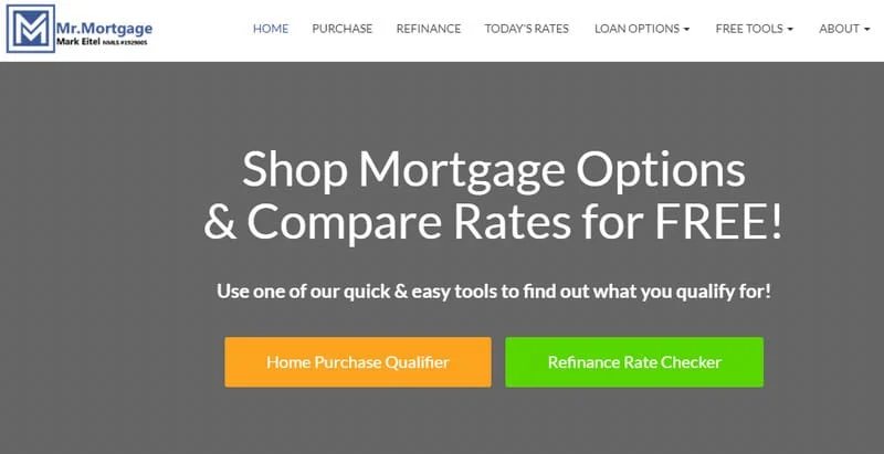 Screenshot of Mr.Mortgage