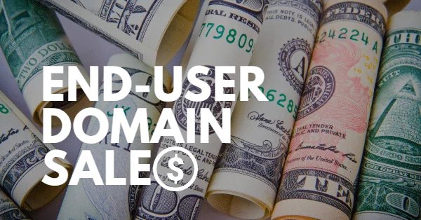 End user domain name sales — 17 recent