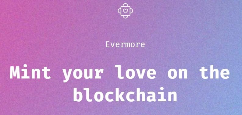 Evermore.xyz home page screenshot