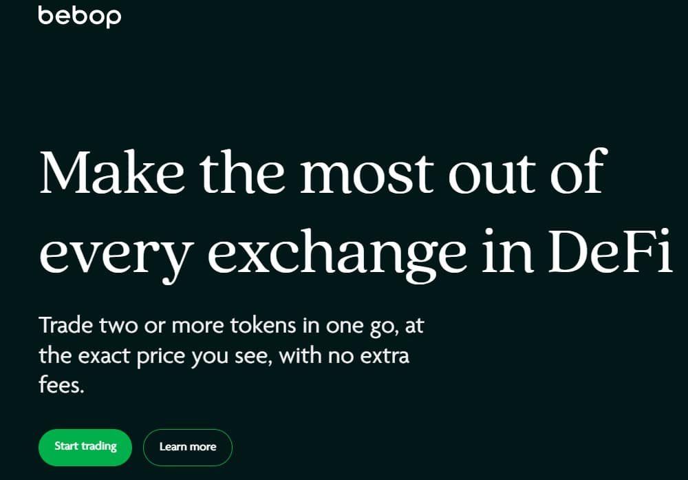 bepop.xyz home page screenshot