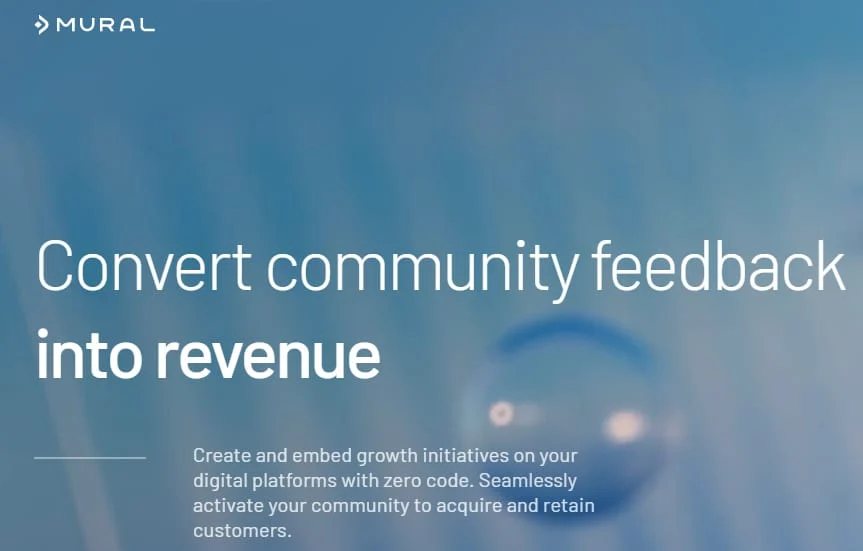 Mural.xyz home page screenshot