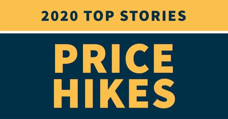 Price hikes on the way: 2020 in Review
