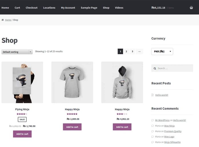 WooCommerce Extensions - WooCommerce Currency Switcher