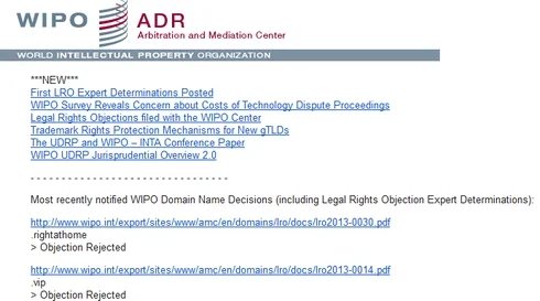 8 observations from the first fresh TLD objection decisions