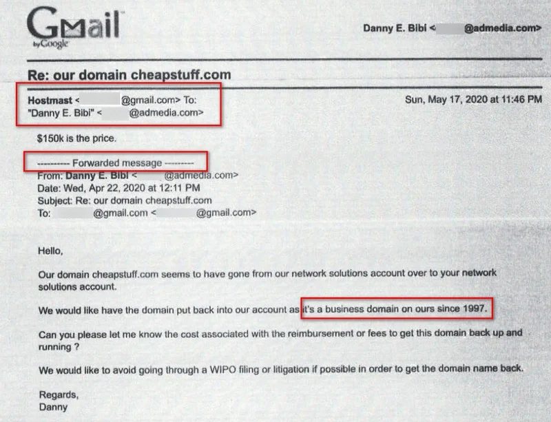 cheapstuff.com dispute email