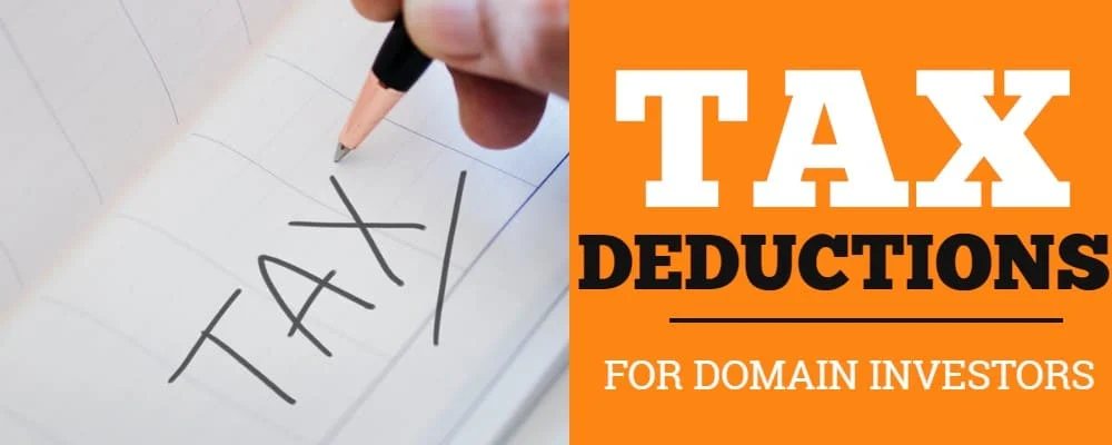Tax deductions for domain investors — A dozen