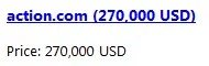 Like It Sold for Big Bucks Again — Action.com Looks