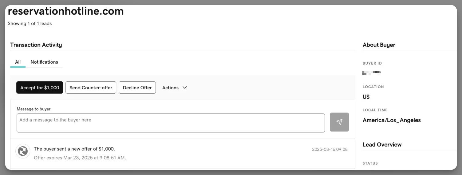 Afternic launches basic self-brokering