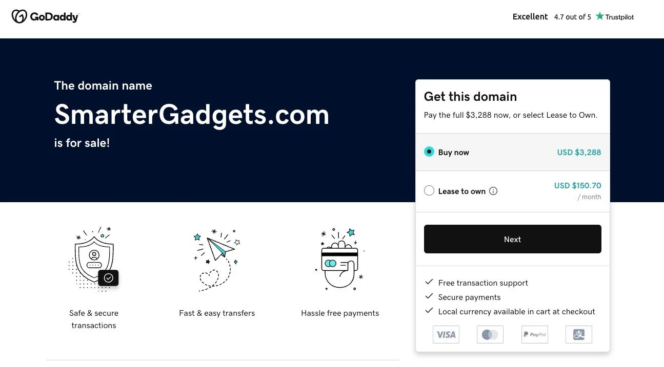 Afternic launches fresh lander that replaces Dan.com lander