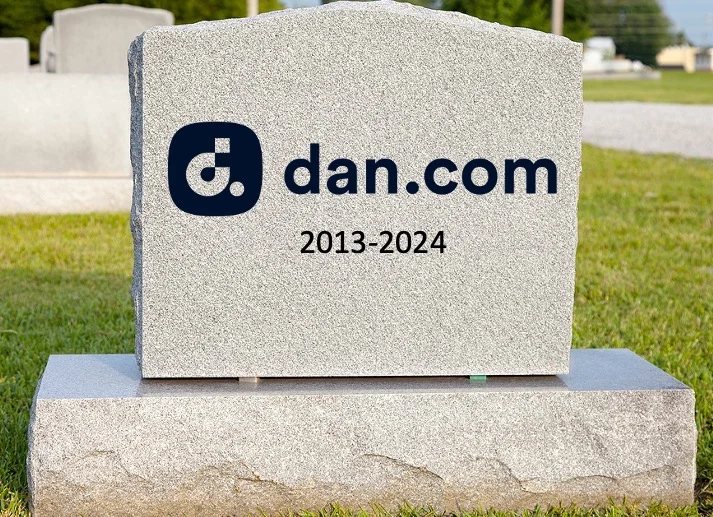 Dan.com migration timeline and eventual shutdown — Afternic reveals