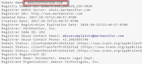 Coin? Amazon.com registers cryptocurrency domain names — An Amazon