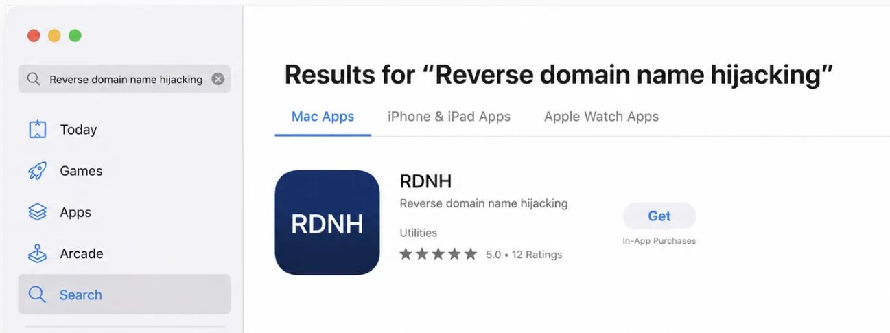Builder tried to reverse hijack com.app — An app