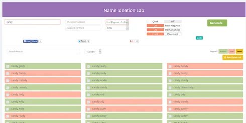 Appellita: a fresh tool for finding domain names