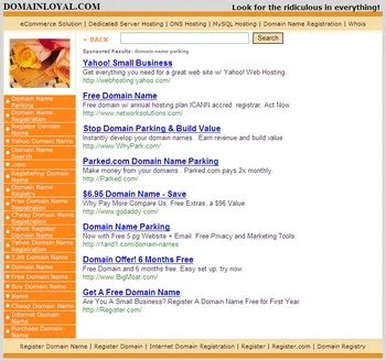 domainloyallanding page