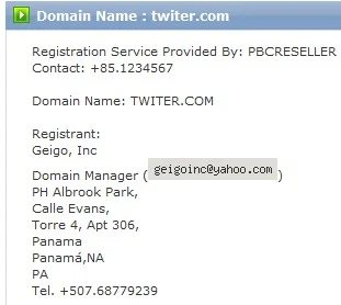 Twitter Typo Twiter.com Terminated, Then Refiled — Arbitration for