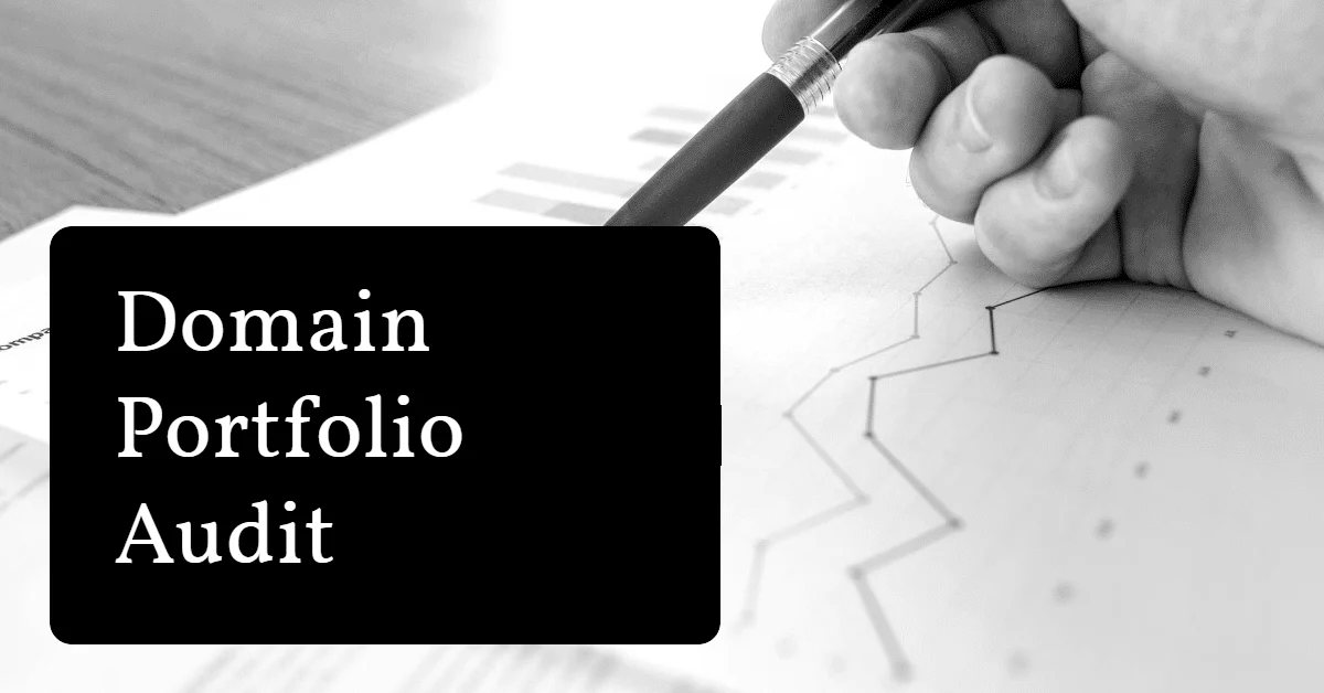 Audit your domain name portfolio