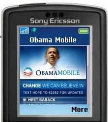 Barack Obama Goes .Mobi