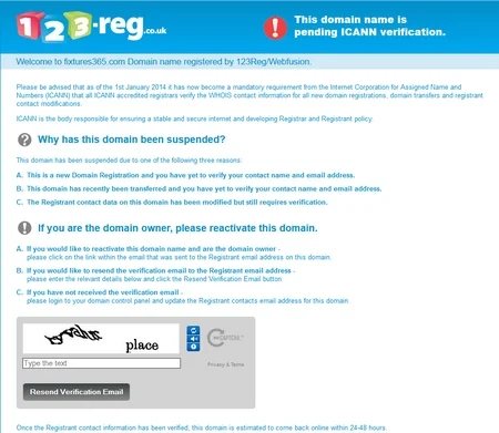 Big firm’s website suspended thanks to 2013 RAA