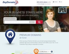 BuyDomains relaunches site