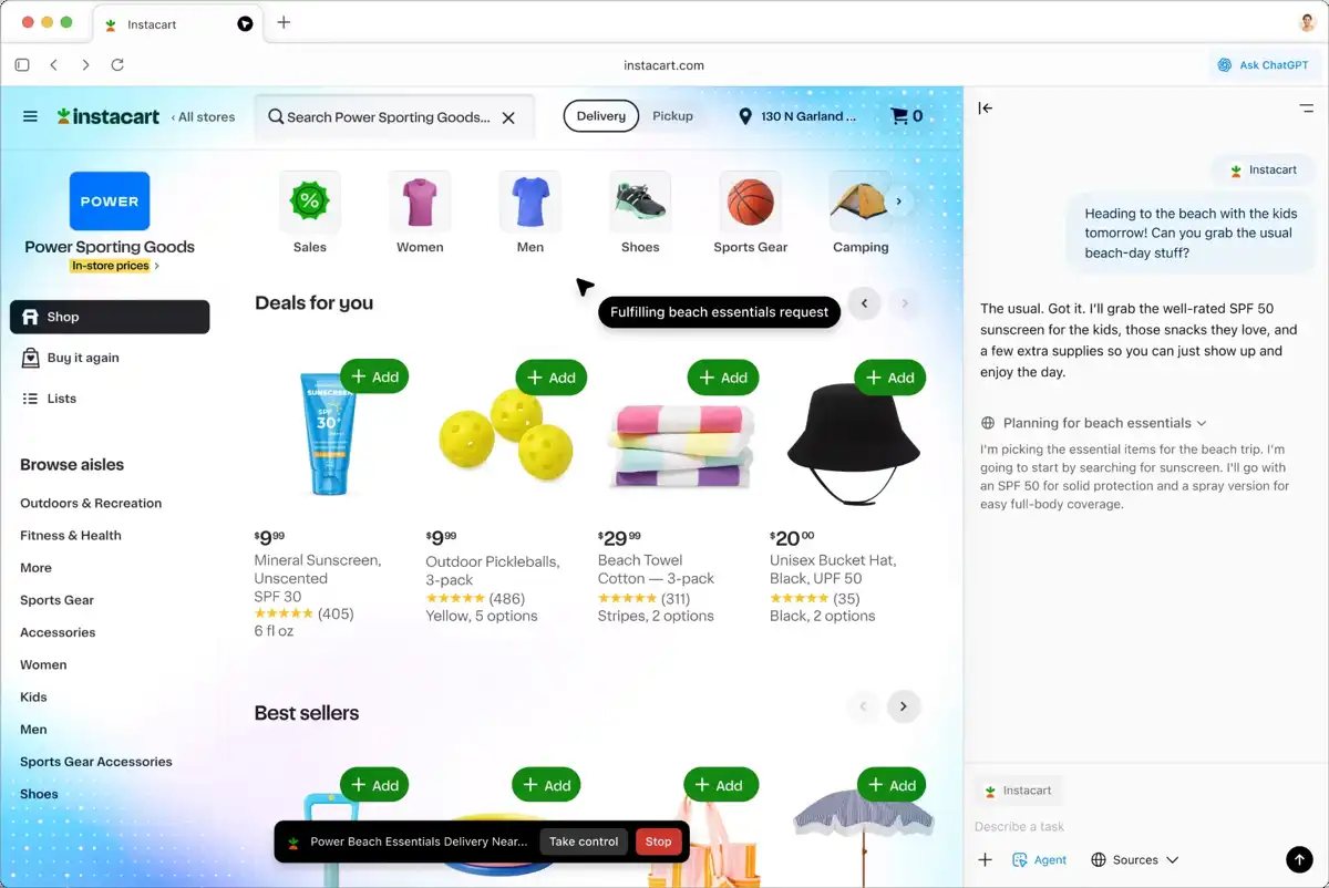 ChatGPT goes on domain registration binge for fresh Atlas browser