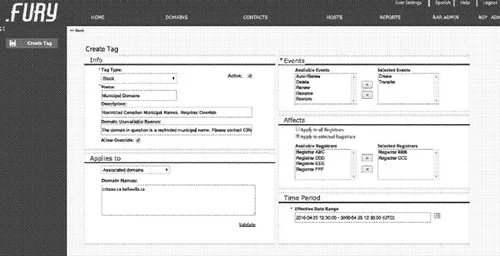 Patent for registry “tag” system — CIRA wants