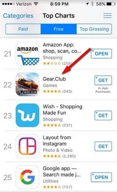 Name in the iTunes app store — .Club domain