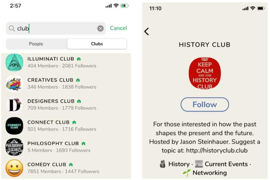 Driving surge in .Club registrations — Clubhouse app