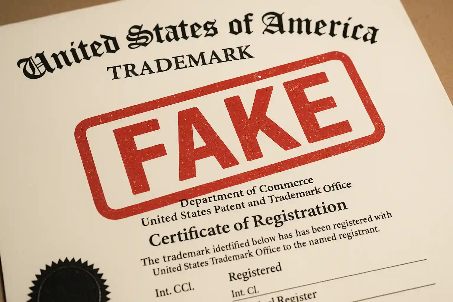 Forged trademark documents in cybersquatting dispute — Complainant uses