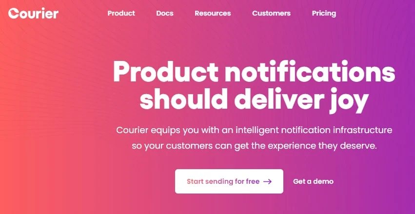 To Courier.com. It just raised $35M — Courier upgraded