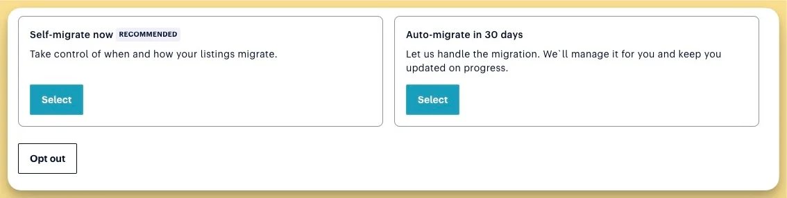 Migration is now available — Dan.com account