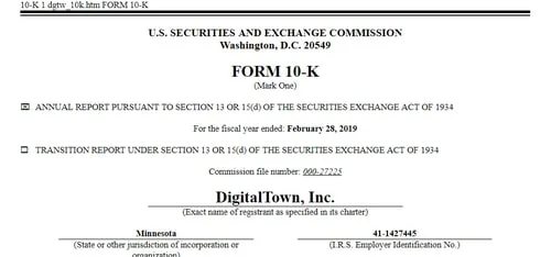 Its domain names expire — DigitalTown let
