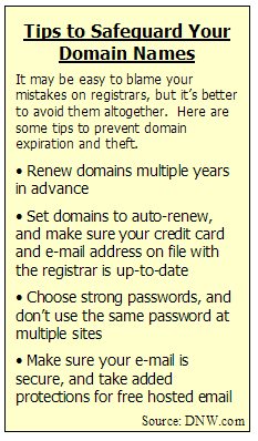 Domain Registrars Often Blamed for Clients’ Mistakes