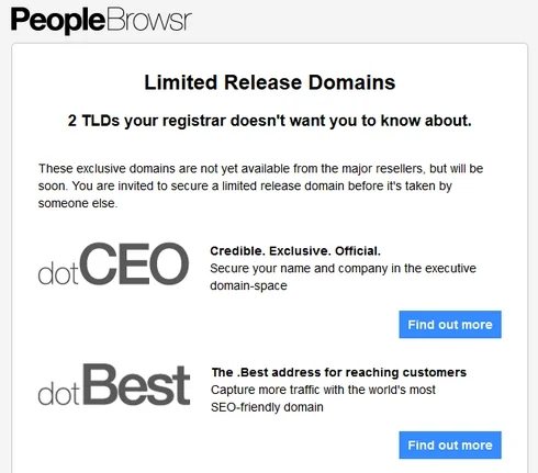 Goes from silly to… — .CEO marketing
