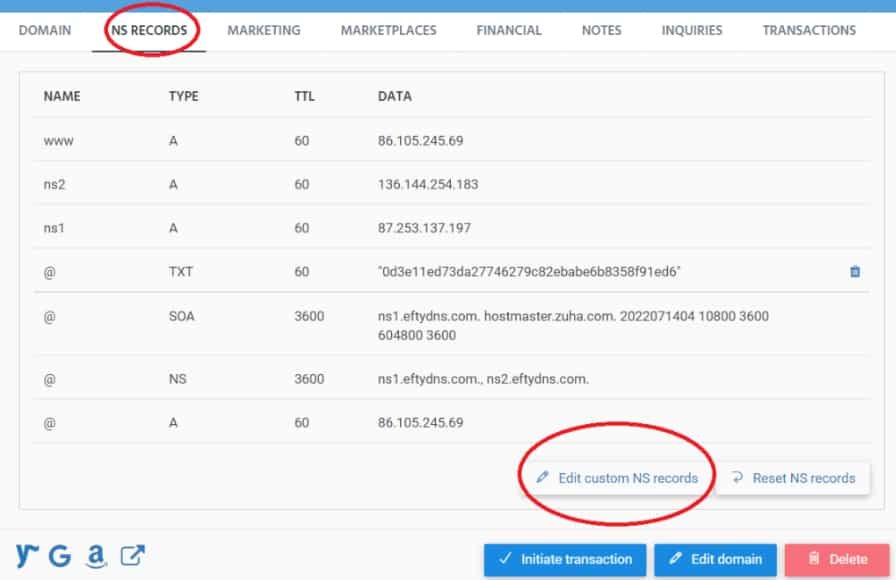 DNS management will make domain verification easier — Efty bulk