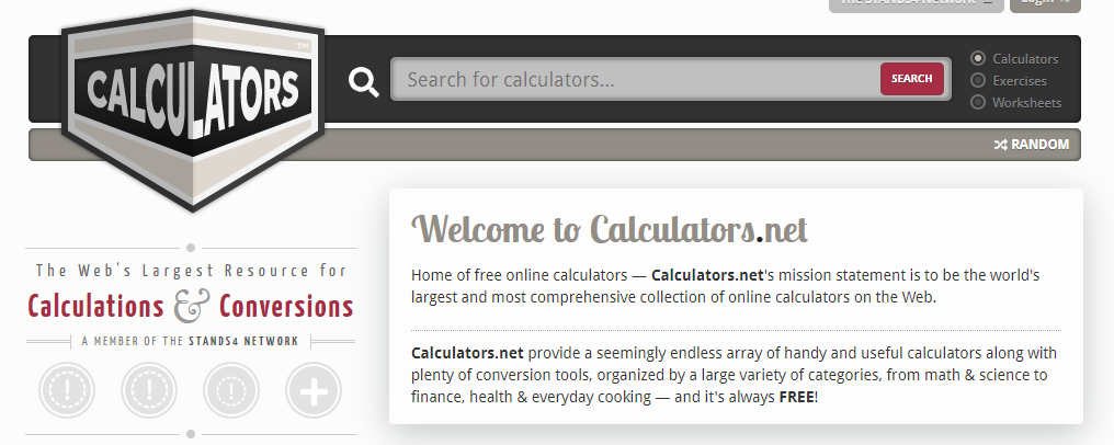 End user domain sales note, counting fresh home for “Calculator.com” site