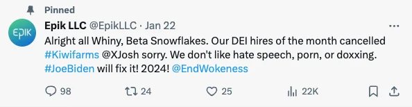 Kiwi Farms, vows to boot “absolutist free speech websites” — Epik boots