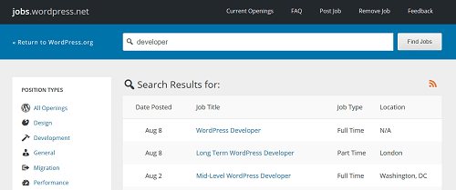 WordPress Developer - WordPress Jobs