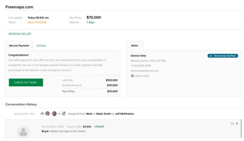 Unveils marketplace during keynote — Frank Schilling