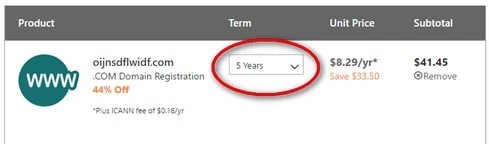 “uses this one simple trick” to get 56,000 more registration years per month — How GoDaddy