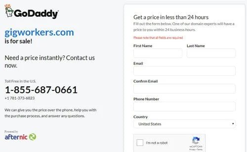 Its branding to ‘for sale’ landers — GoDaddy adds