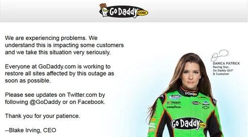 Down, auctions will be extended until tomorrow — GoDaddy Auctions