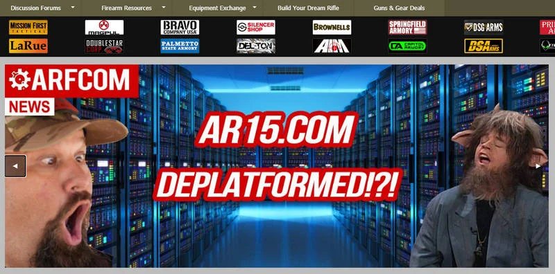 GoDaddy explains AR15 .com boot