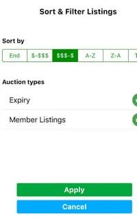 Godaddy Investor app gets fresh filters