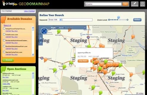 GoDaddy Launching GeoDomain Search Tool