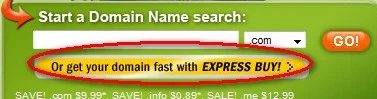 GoDaddy Releases Fresh Fast Domain Registration Option