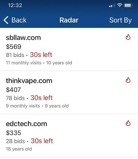 Roll out Radar to all Investor app users — GoDaddy to