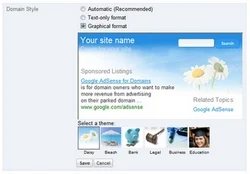 For Domains Now Allows Template Selection — Google Adsense