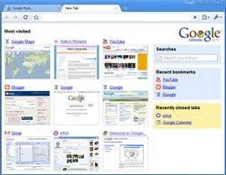 Google Chrome Domain Names