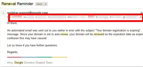 Google Domains screw-up divulges 1,664 clients’ email addresses