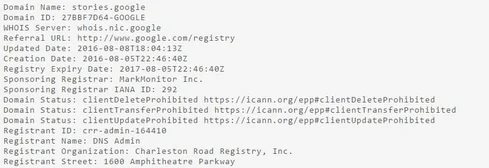 Google registers Stories.google domain name
